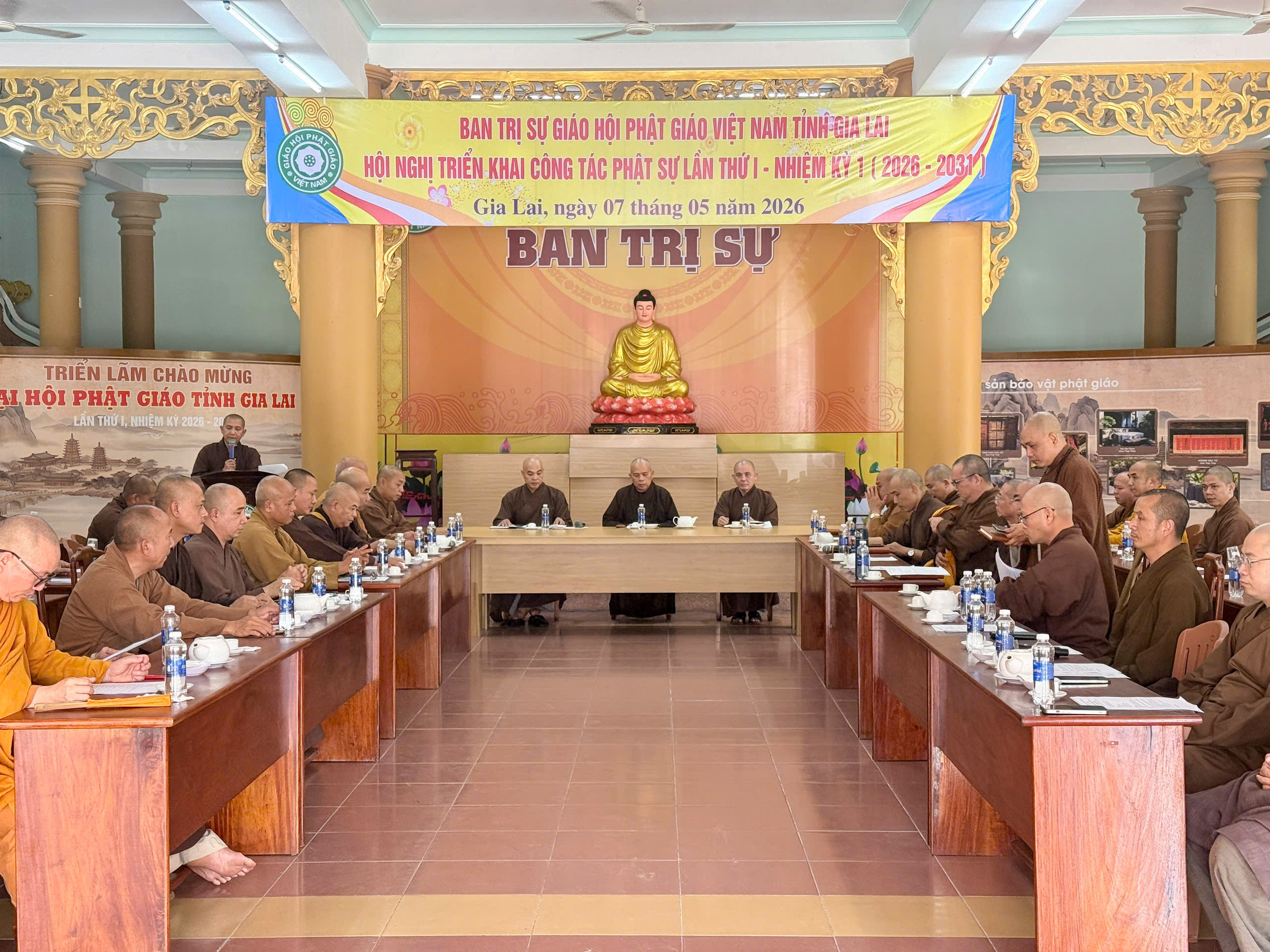 Ban Trị sự Phật giáo tỉnh Gia Lai tổ chức kỳ họp thứ I lên kế hoạch tổ chức Phật đản và An cư PL 2570